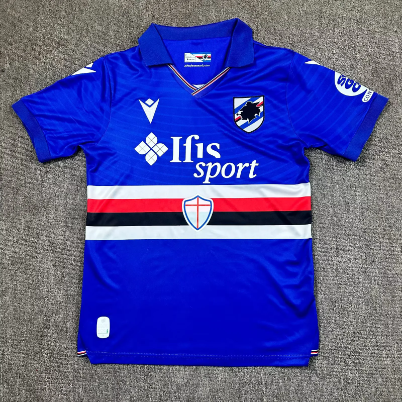 25-26 Sampdoria home soccer jersey size S-2XL