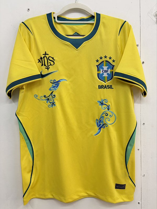 2026 Brazil Home Embroidered version S-2XL — Jsonwang 26/27