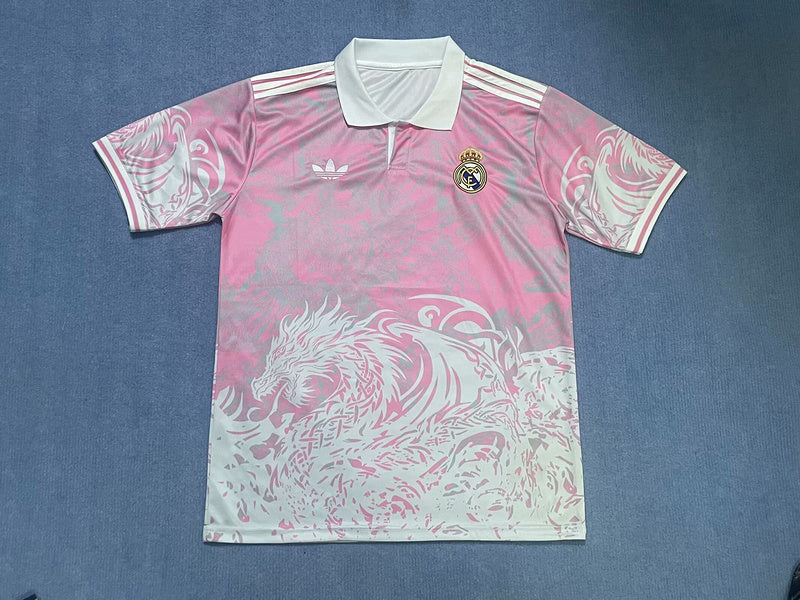 25-26 Real Madrid pink dragon special jersey