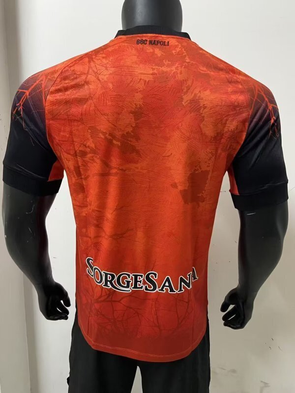 Naples Napoli 2025/26 Halloween version Red Player Edition soccer Jersey S-2XL