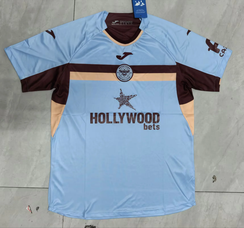Brentford 2025-26 Third Away soccer jersey size S-4XL