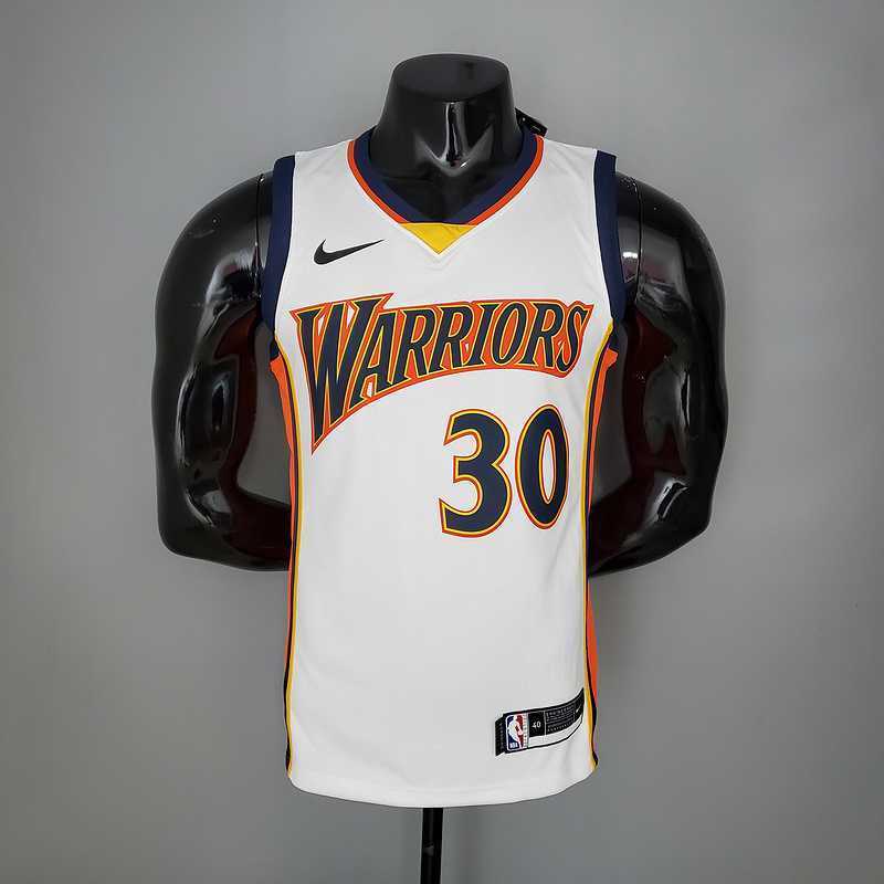 Curry #30 Warriors Rookie White