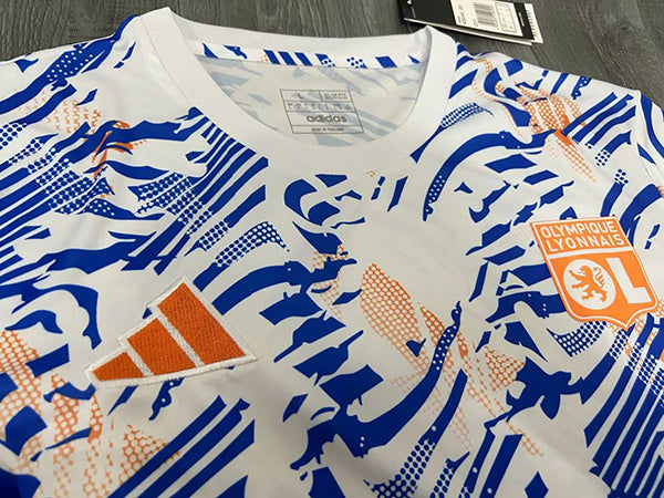 24-25 Lyon blue and white training jersey