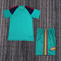 2010 Spain blue goalkeeper retro kid kit