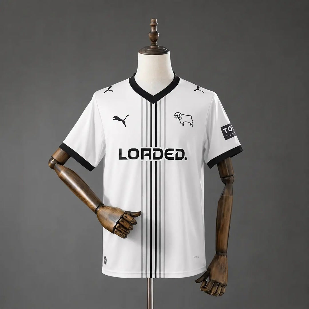 Derby County 2026/27 Home soccer jersey Size S-4XL