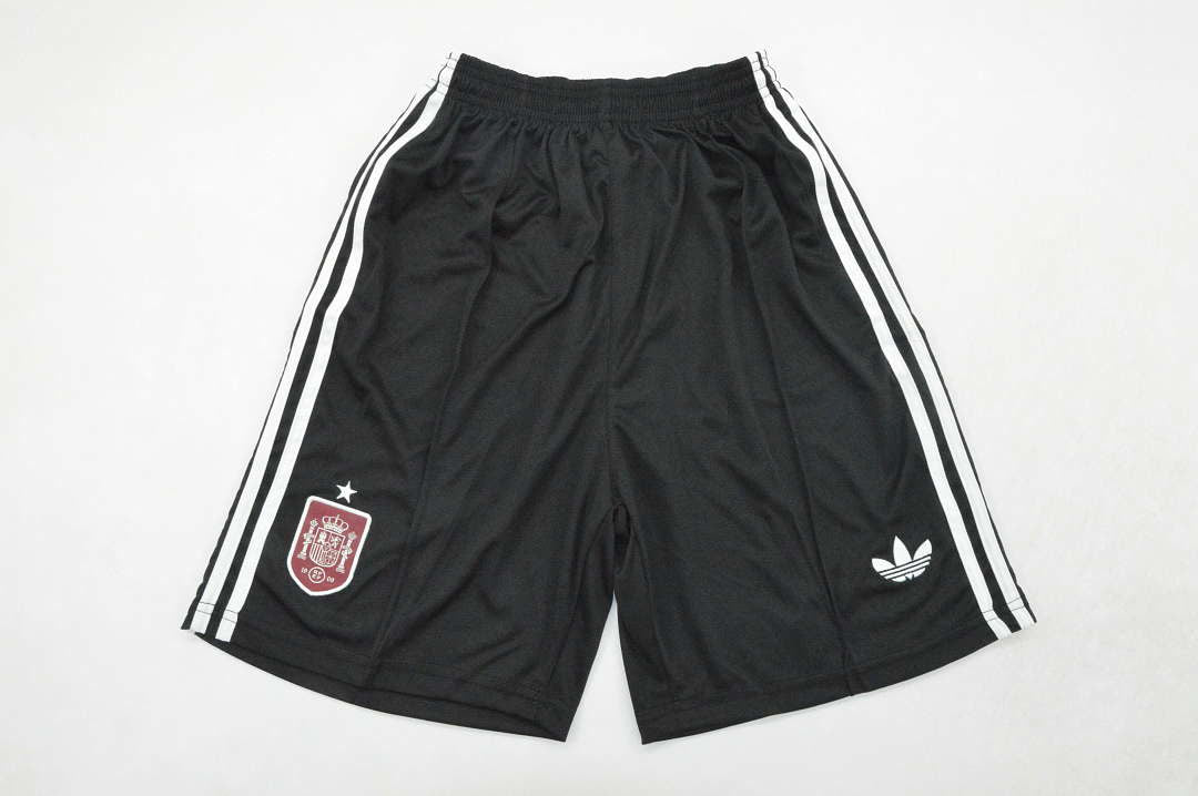 Pantalon Corto de Futbol #Spain 2026 Black Goalkeper Shorts — Zhang199