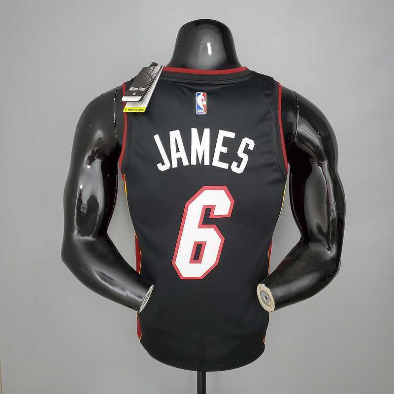 Miami Heat JAMES#6 Black