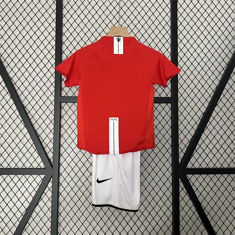 07-08 Manchester United home retro kid kit