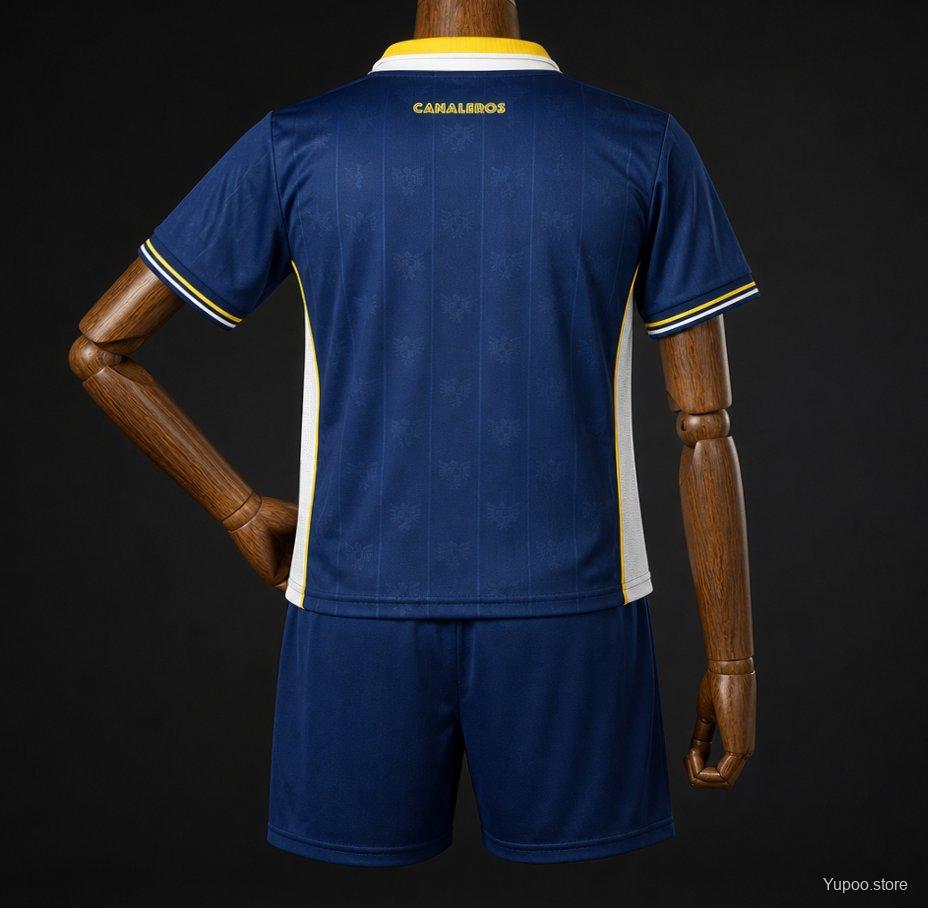 Panama 2026 World Cup Third Away Blue Kid Kits 16-28