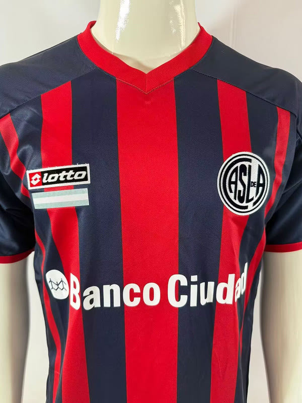 Retro 13-14 San Lorenzo home soccer jersey