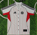 25-26 River Plate white baseball jersey