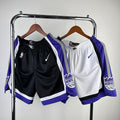 King white NBA shorts