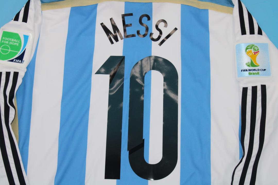 ARGENTINA 2014 Manga larga Version jugador — National Retro