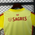 25-26 Benfica yellow goalkeeper kid kit