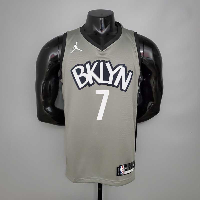 Durant #7 Brooklyn Nets City Edition Gray