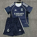 25-26 Real Madrid away blue kid kit