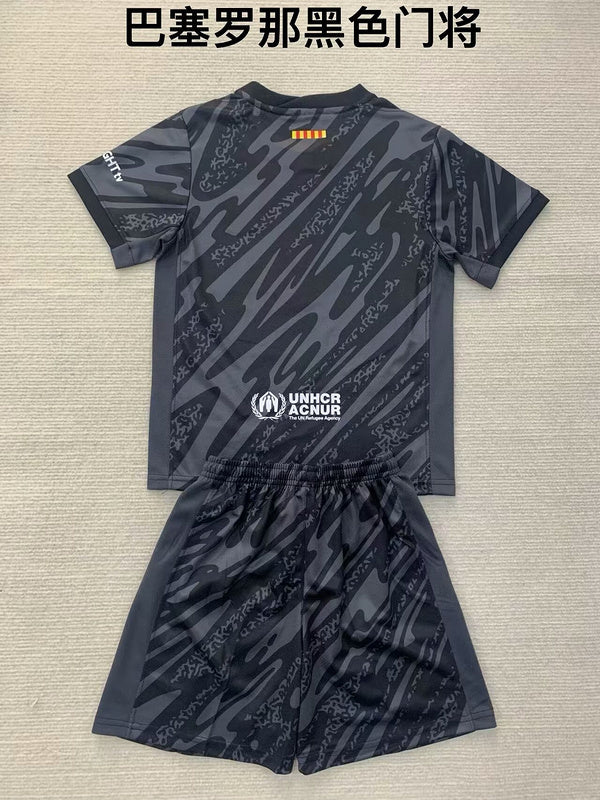 24-25 Barcelona gray goalkeeper klid kit and adult uniform