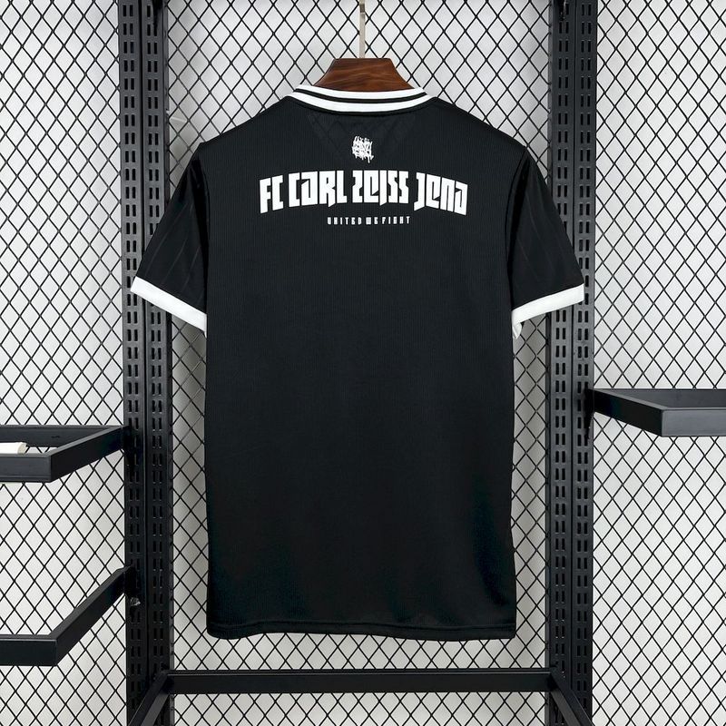 25-26 Carl Zeiss Jena Pre-Match Special black soccer jersey size S-2XL