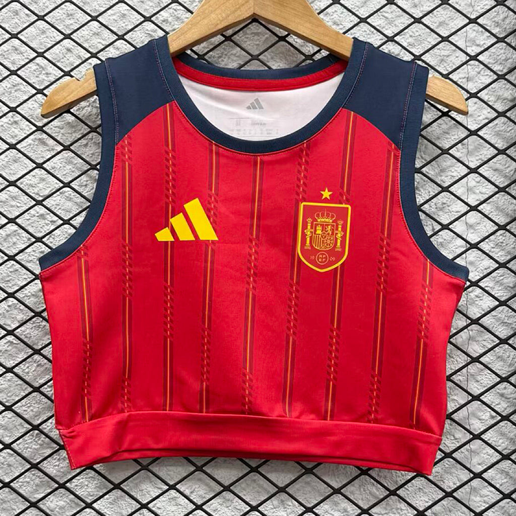 Spain 2026 World Cup Home Girl's Vest size S-XL