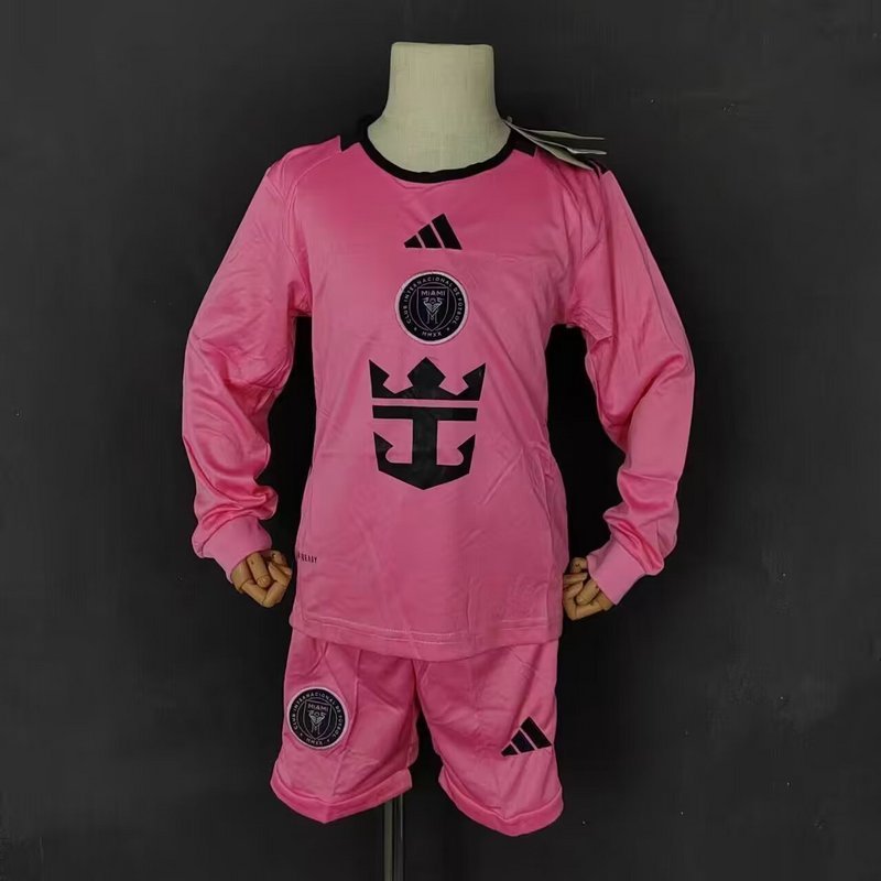 24-25 Miami home long sleeve kid kit