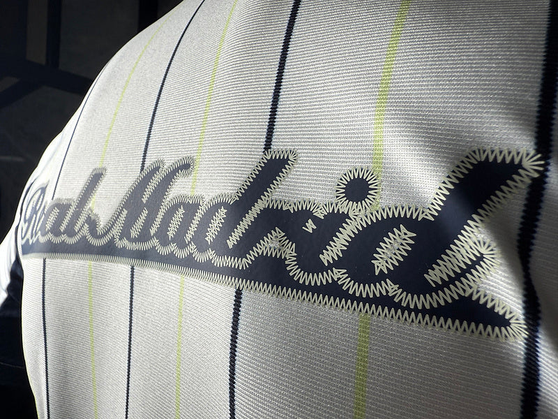 25-26 Real Madrid white player version baseball jersey