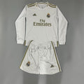 19-20 Real Madrid home long sleeve retro kid kit