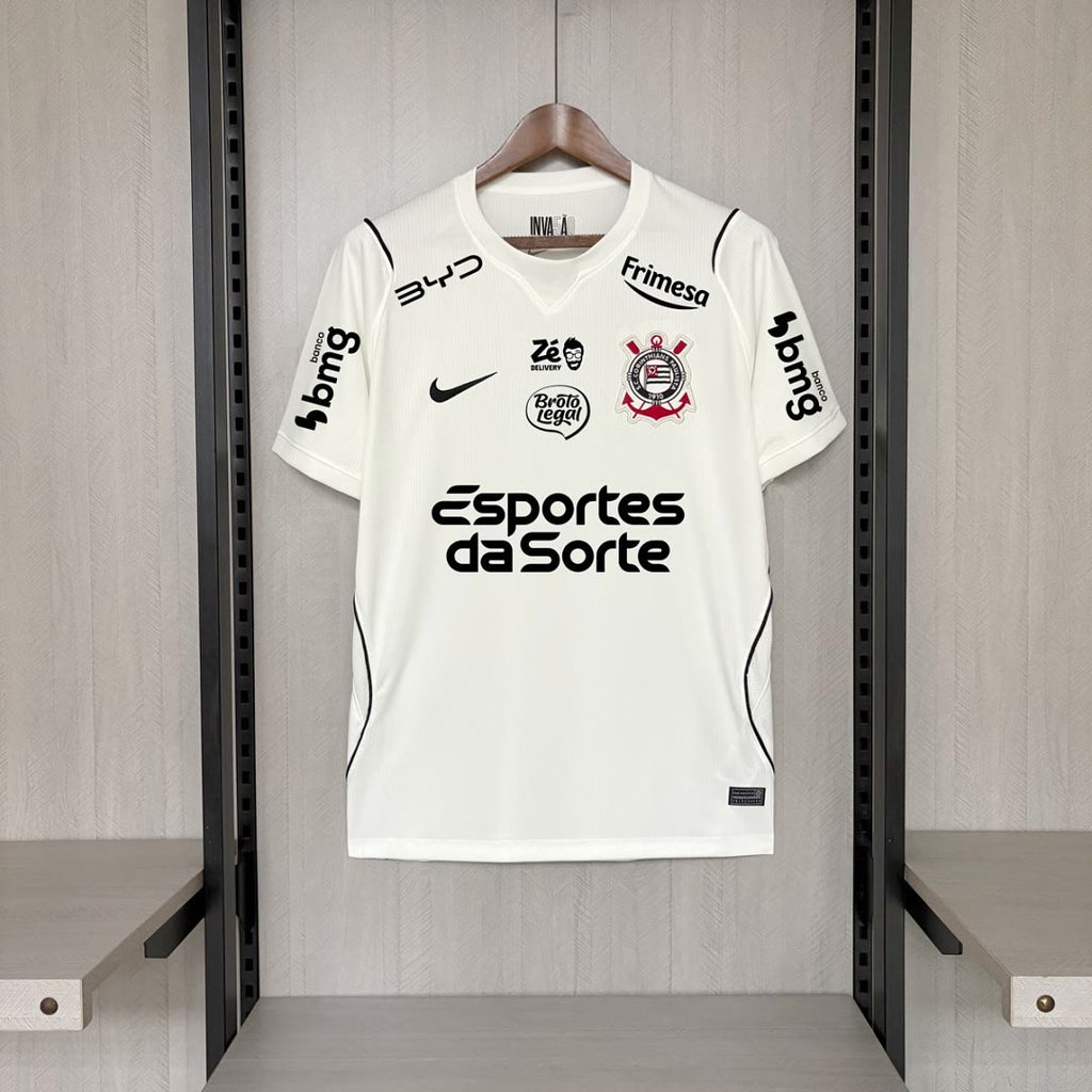 Corinthians 2026/27 Home Jersey All Sponsors S-4XL
