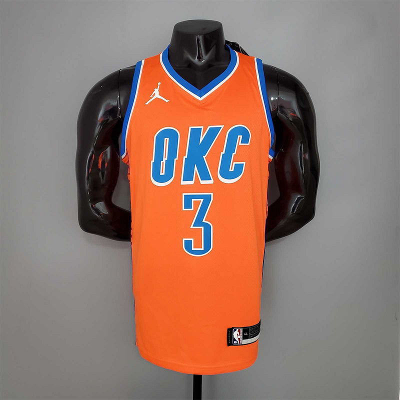 PAUL#3 Thunder Jordan Orange