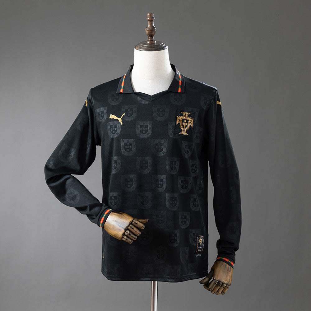 Portugal 2026 Special Edition - Black Panther Long-Sleeve Jersey S-4XL
