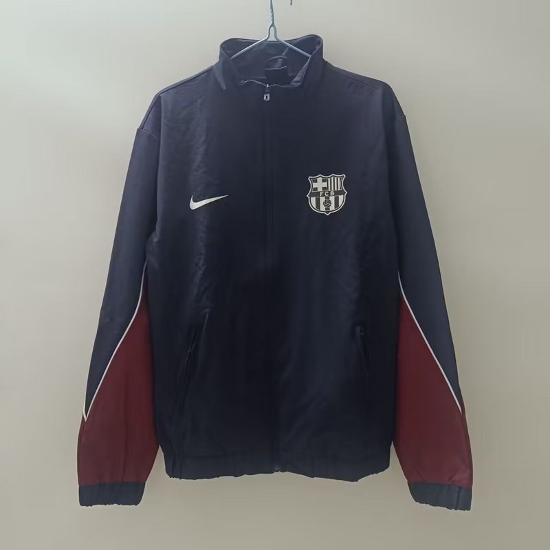 24-25 Barcelona Dark blue windbreaker