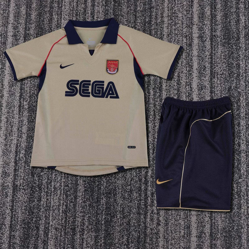 01-02 Arsenal away retro kid kit
