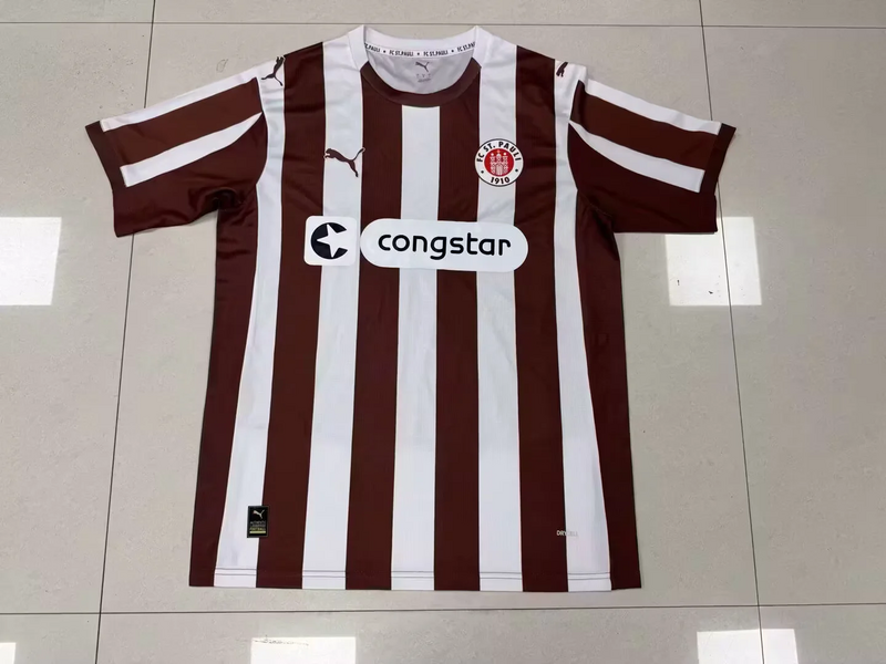 25-26 St. Pauli home soccer jersey