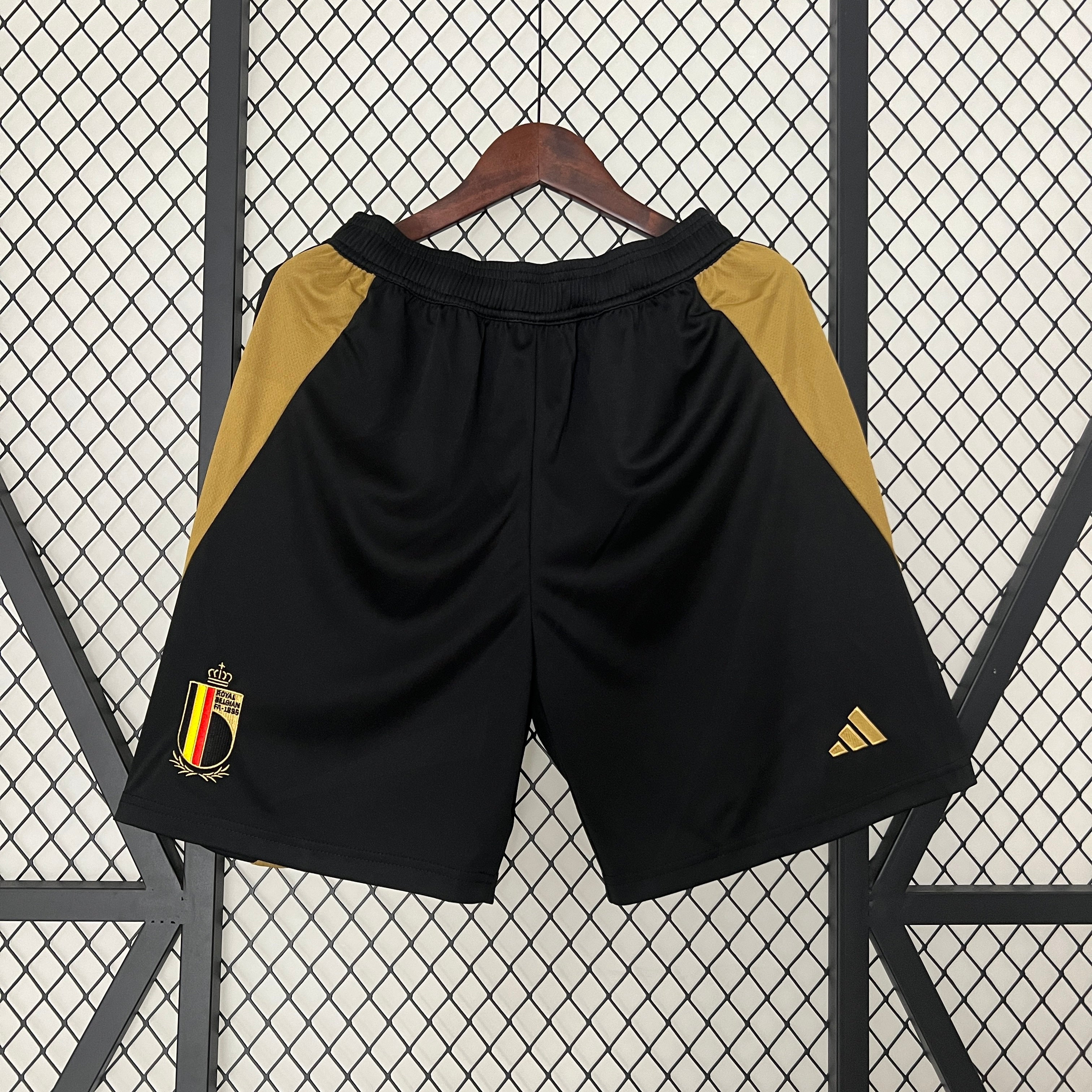 Pantalon Corto de Futbol #2024 Belgium Home Shorts S-XXL — Minkang