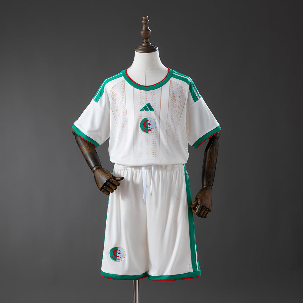 Algeria 2026 Home Kids Kit Jerseys Size 16-28