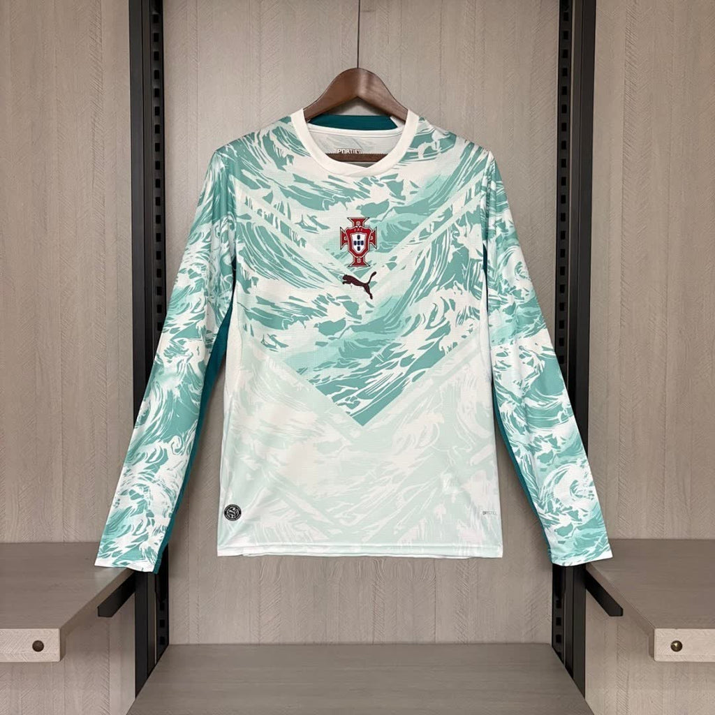 Portugal 2026 World Cup Away Long sleeve soccer jersey S-4XL