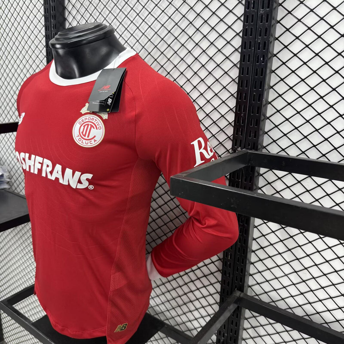 TOLUCA Manga larga Version autentica/jugador — Liga MX