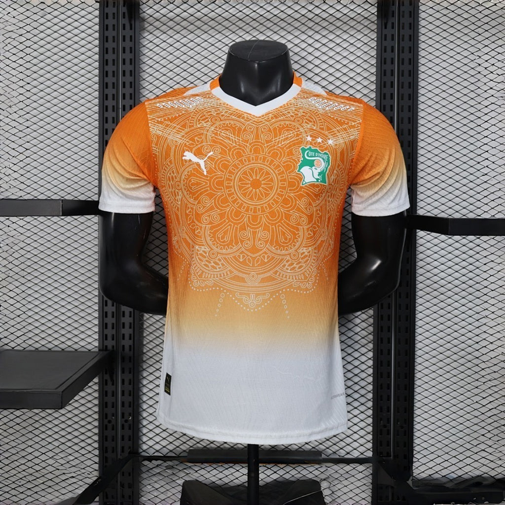 Cote d Ivoire 2026 World Cup Special Edition Orange Jersey Player Version S-XXL