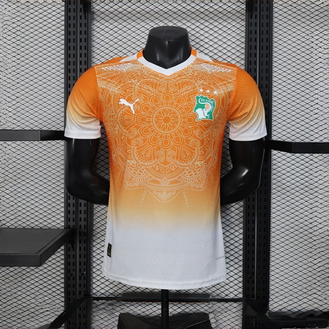 Cote d Ivoire 2026 World Cup Special Edition Orange Jersey Player Version S-XXL