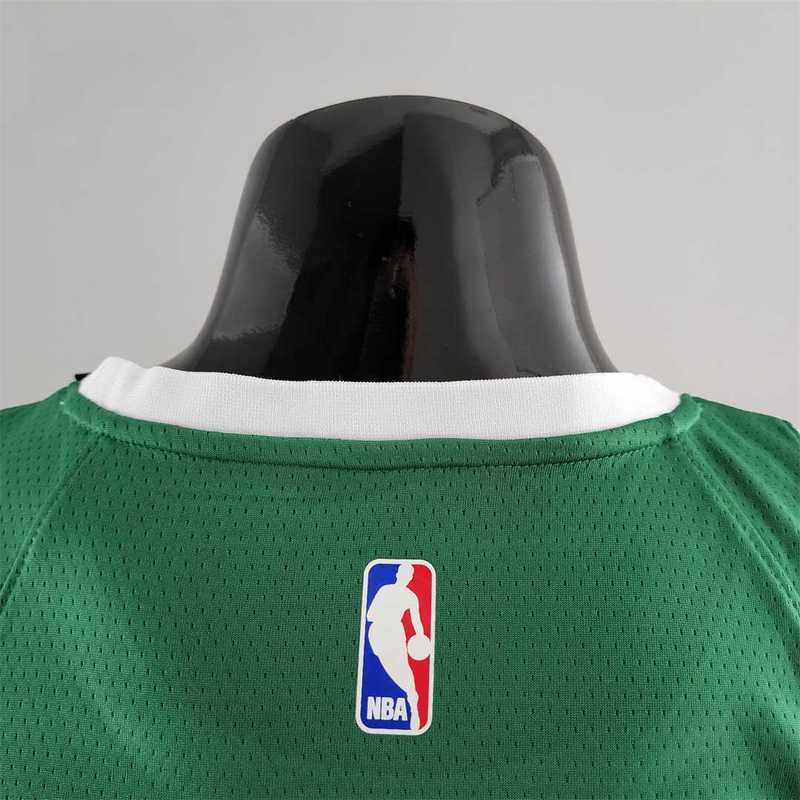 Boston Celtics Tatum #0 Green Gold NBA Jersey