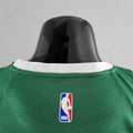 Boston Celtics Tatum #0 Green Gold NBA Jersey