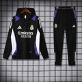 24-25 Real Madrid black hoodie suit