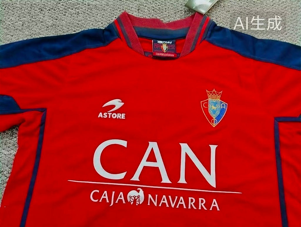 Retro Osasuna home 2000/01 soccer jersey S-2XL