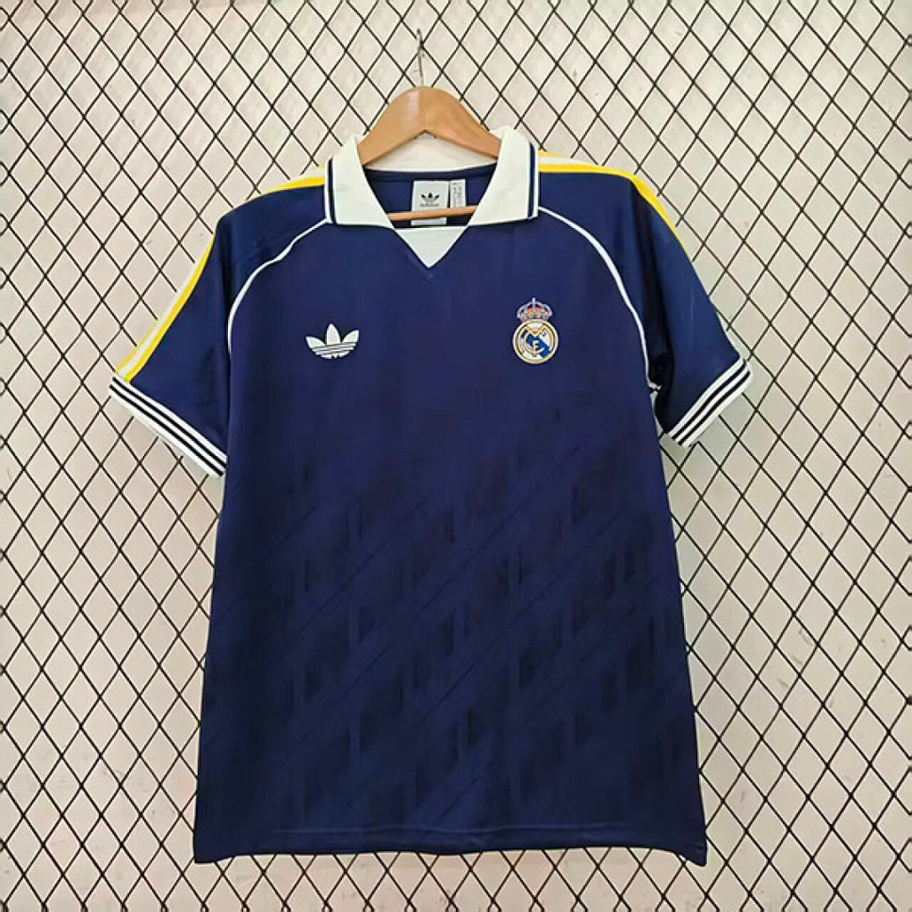 Real Madrid 2026/27 Retro Model Blue POLO S-XXL