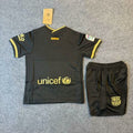 20-21 Barcelona Away Black kid kit