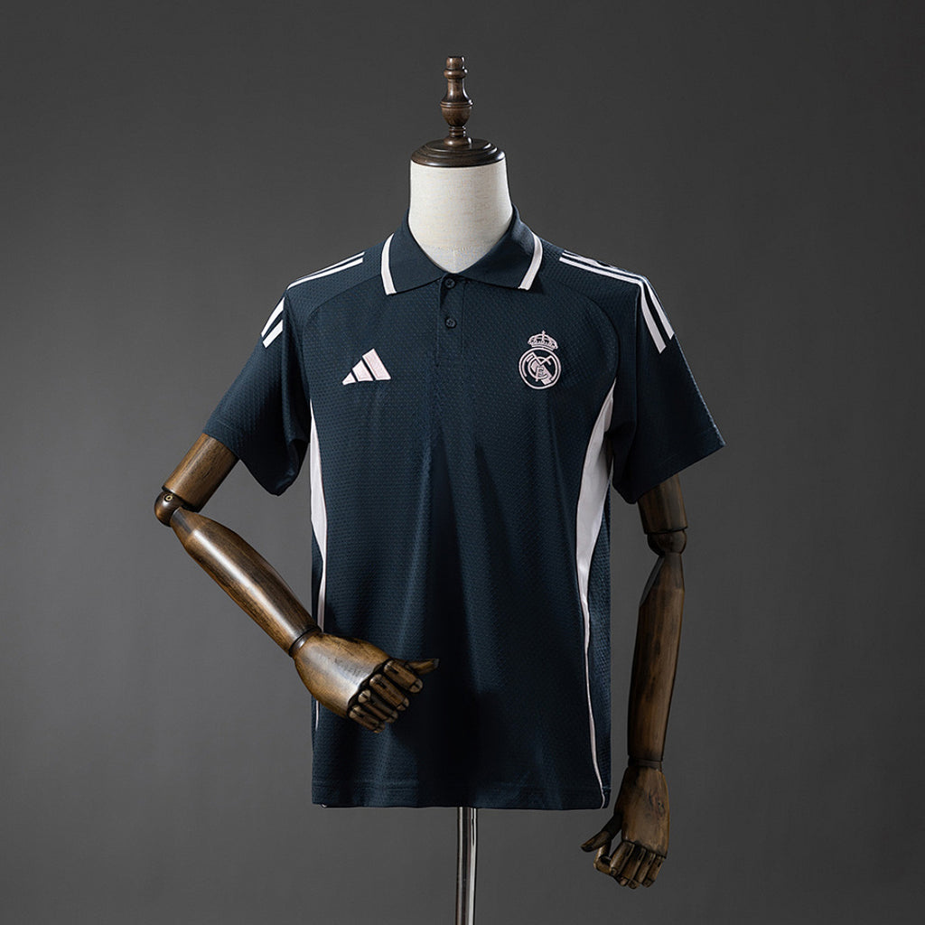 Real Madrid 2025/26 POLO - Black &amp; Pink S-XXL