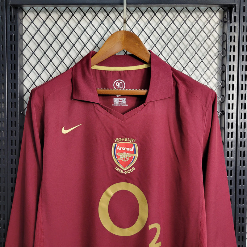 05-06 Arsenal home long sleeve