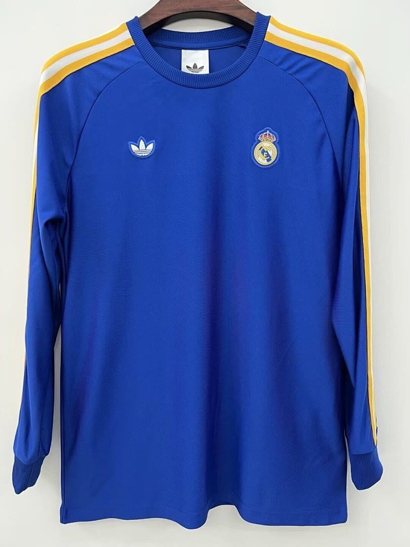 Real Madrid 2026/27 Retro Model Blue Long Sleeve S-2XL