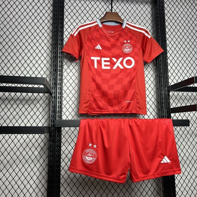 24-25 Aberdeen F.C home kid kit
