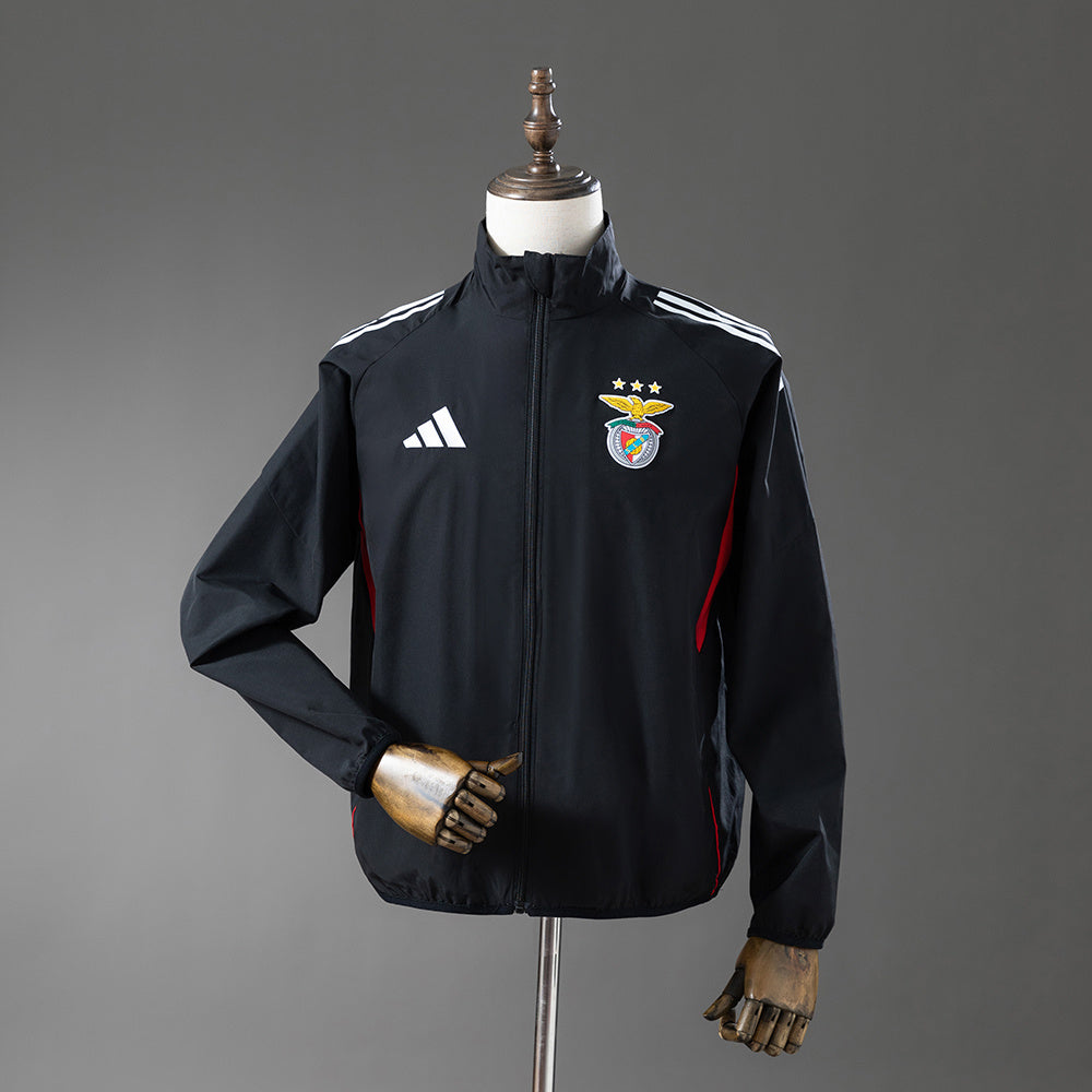 Benfica 25/26 Windbreaker - Black S-XXL