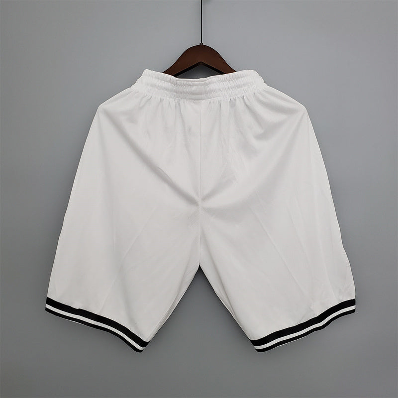 Nets White Shorts